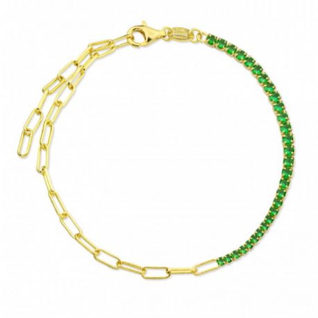 pulsera riviere de oro