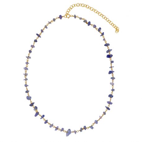 collar con piedras naturales