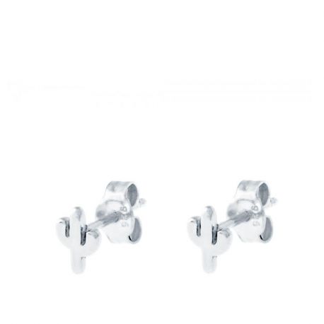 Pendientes Cactus Plata