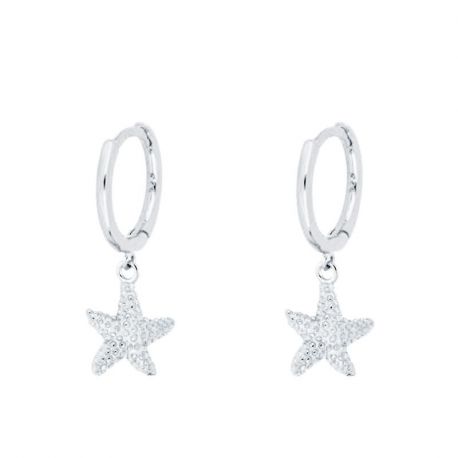 Aros Estrella de Mar Plata de Ley 925