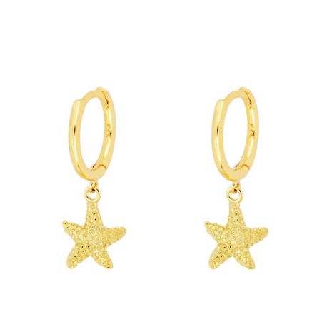 Aros Estrella de Mar Plata de Ley 925