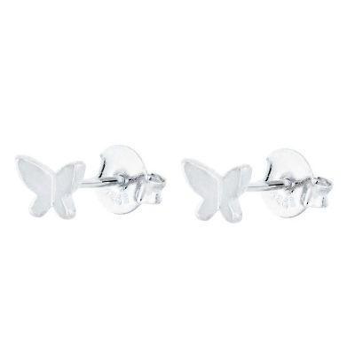 Pendientes de Mariposa en Plata